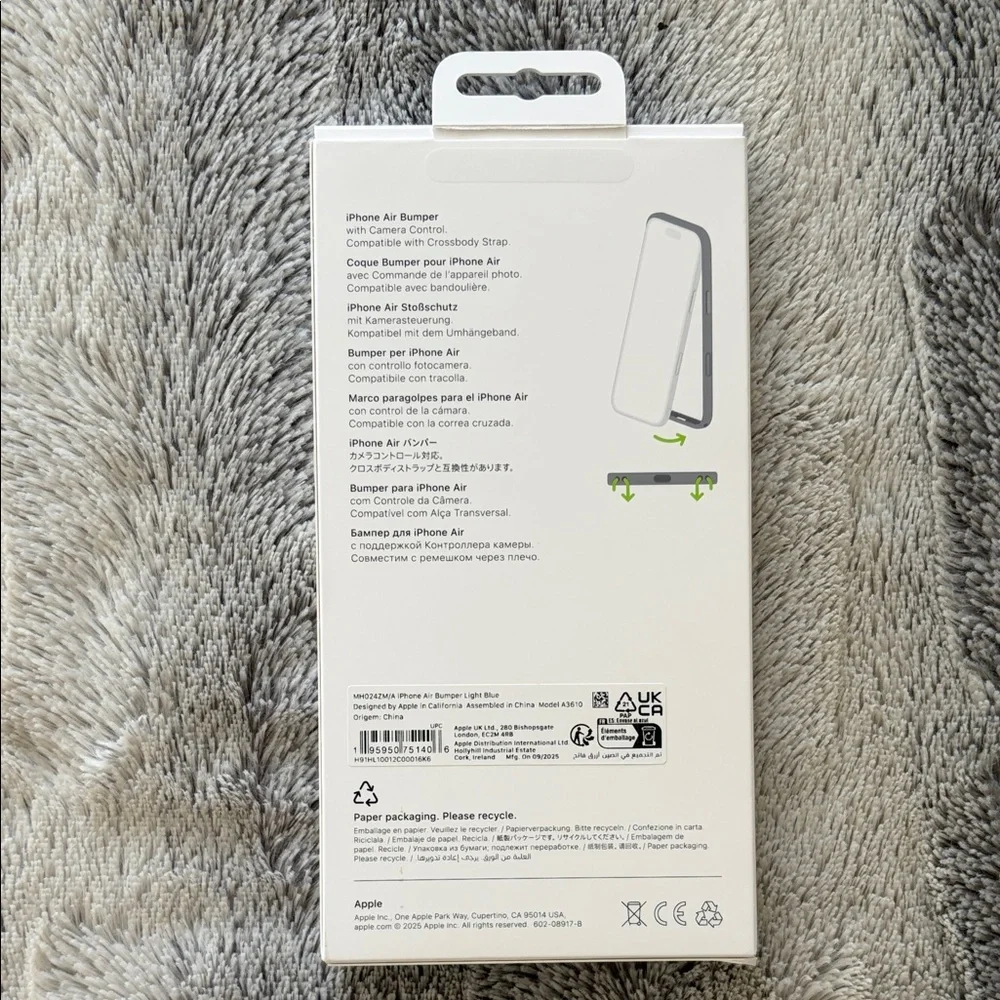 Air Bumper Case - Light Blue Box only